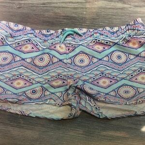 Kids Patterned Swim Coverup Shorts